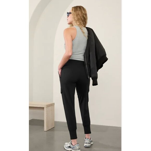Athleta XL Venice Cargo Jogger Black X-Large - Picture 3 of 7